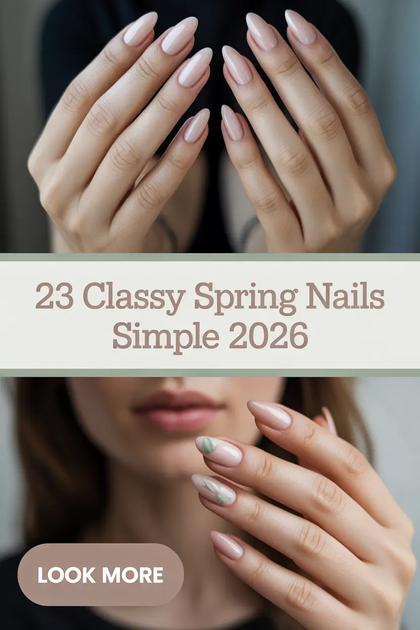 Classy Spring Nails Simple 2026: Cute, Easy & Trendy Nail Design Ideas