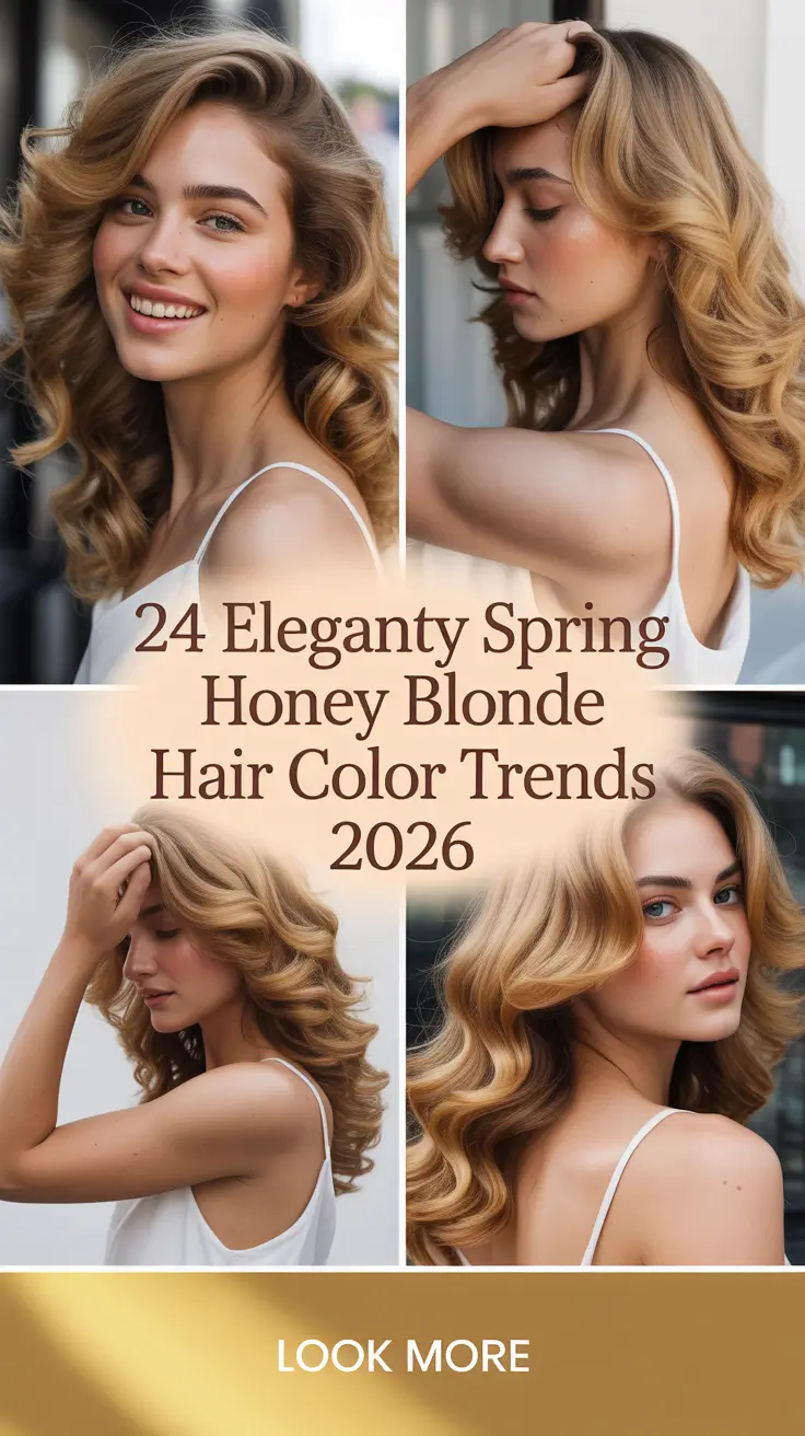 Elegant Spring Honey Blonde Hair Color Trends 2026 That Feel Fresh, Modern, and Dimensional