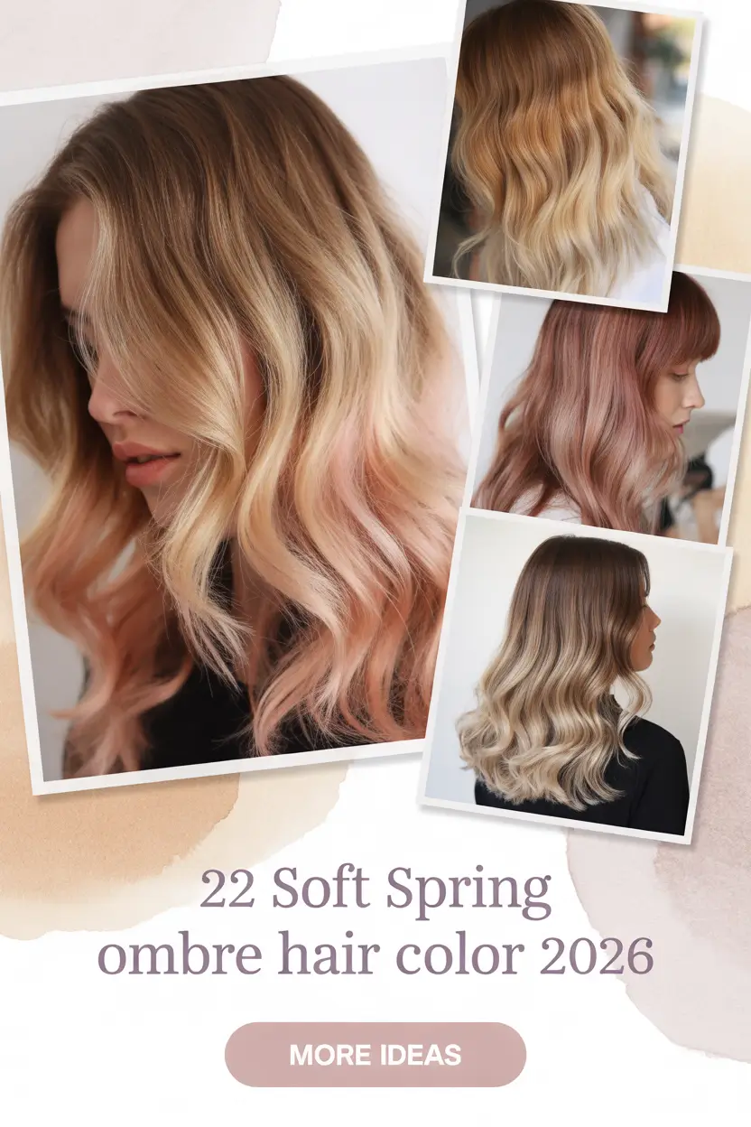 Soft Spring Ombre Hair Color 2026: Fresh Ideas from Blonde Balayage to Bold Fantasy Shades