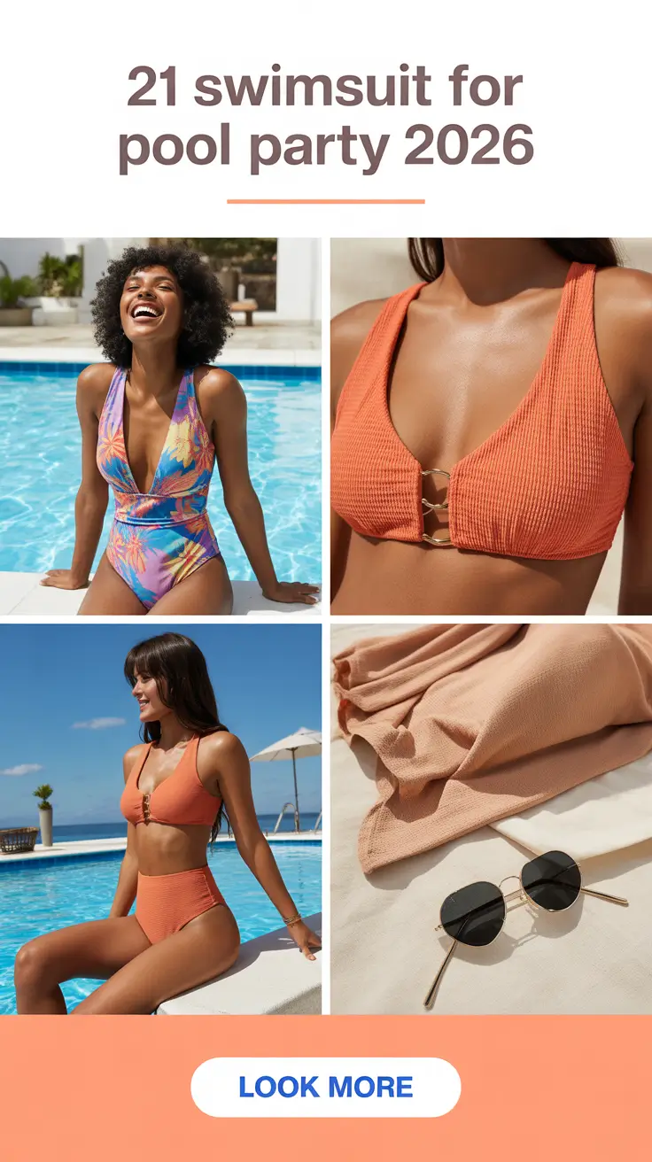 Swimsuit for Pool Party 2026 - Trendy Outfit Ideas from Neon Nights to Chic Aesthetic Looks