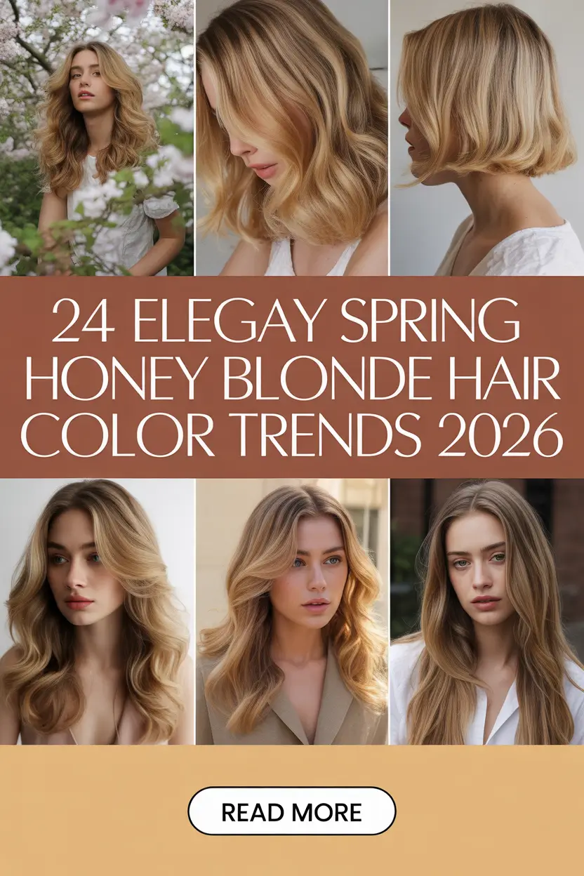 Elegant Spring Honey Blonde Hair Color Trends 2026 That Feel Fresh, Modern, and Dimensional
