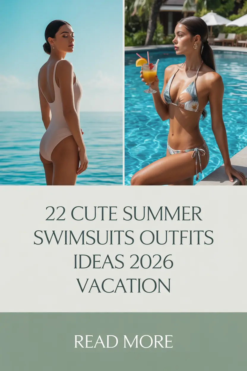 Cute Summer Swimsuits Outfits Ideas 2026 Vacation - Aesthetic Beach Bikini Inspo for Women