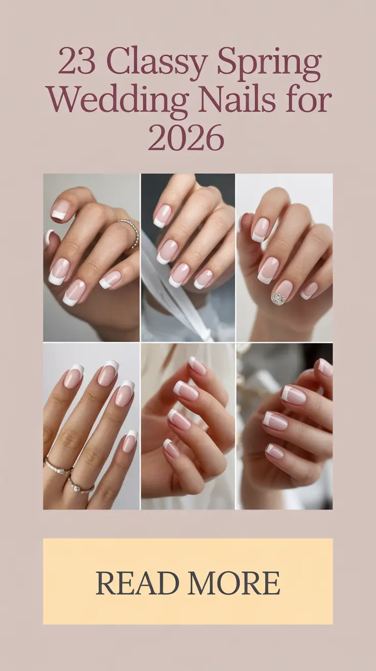 Classy Spring Wedding Nails for 2026: Elegant Bride, Bridesmaid & Guest Ideas
