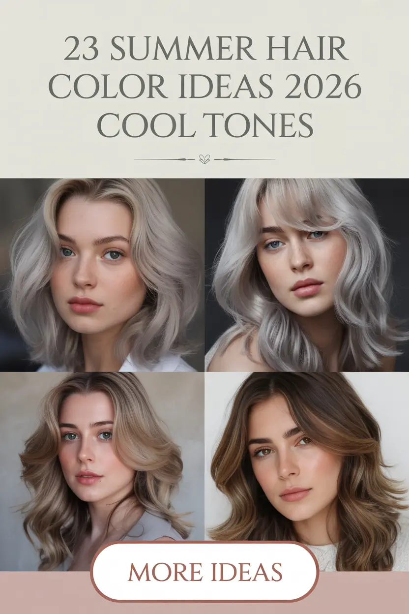 Summer Hair Color Ideas 2026 Cool Tones for Every Skin Tone