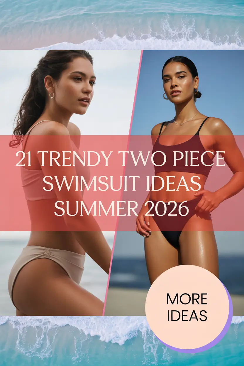 Trendy Two Piece Swimsuit Ideas Summer 2026 That Feel Fresh And Aesthetic