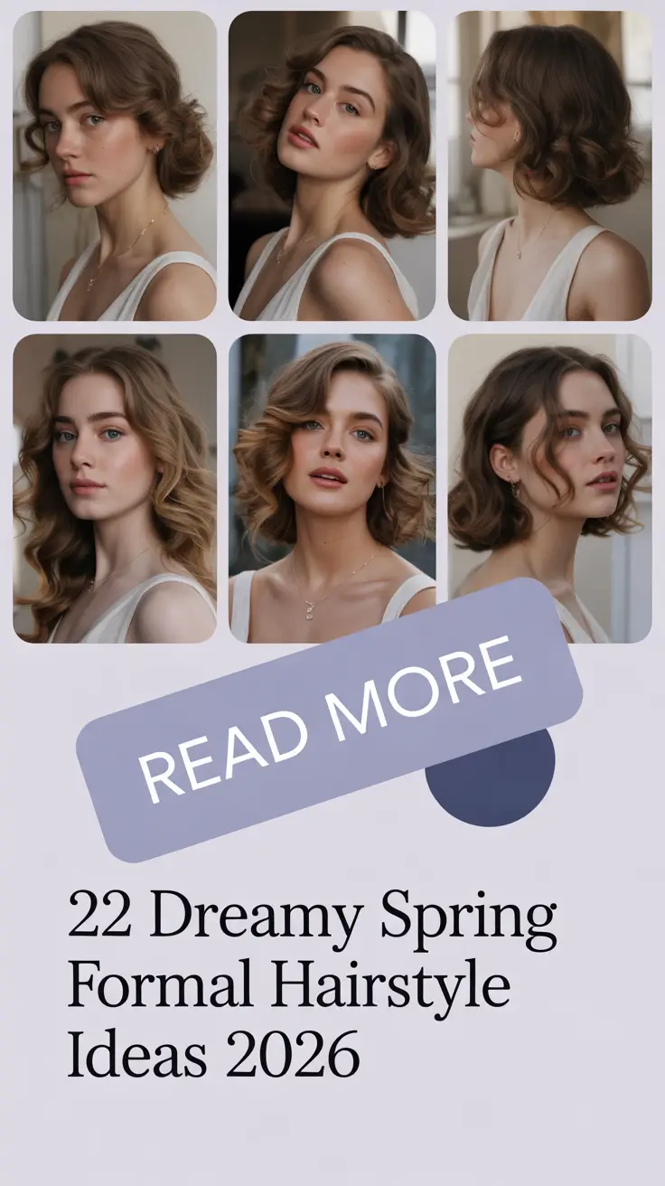 Dreamy Spring Formal Hairstyle Ideas 2026 for Every Hair Length