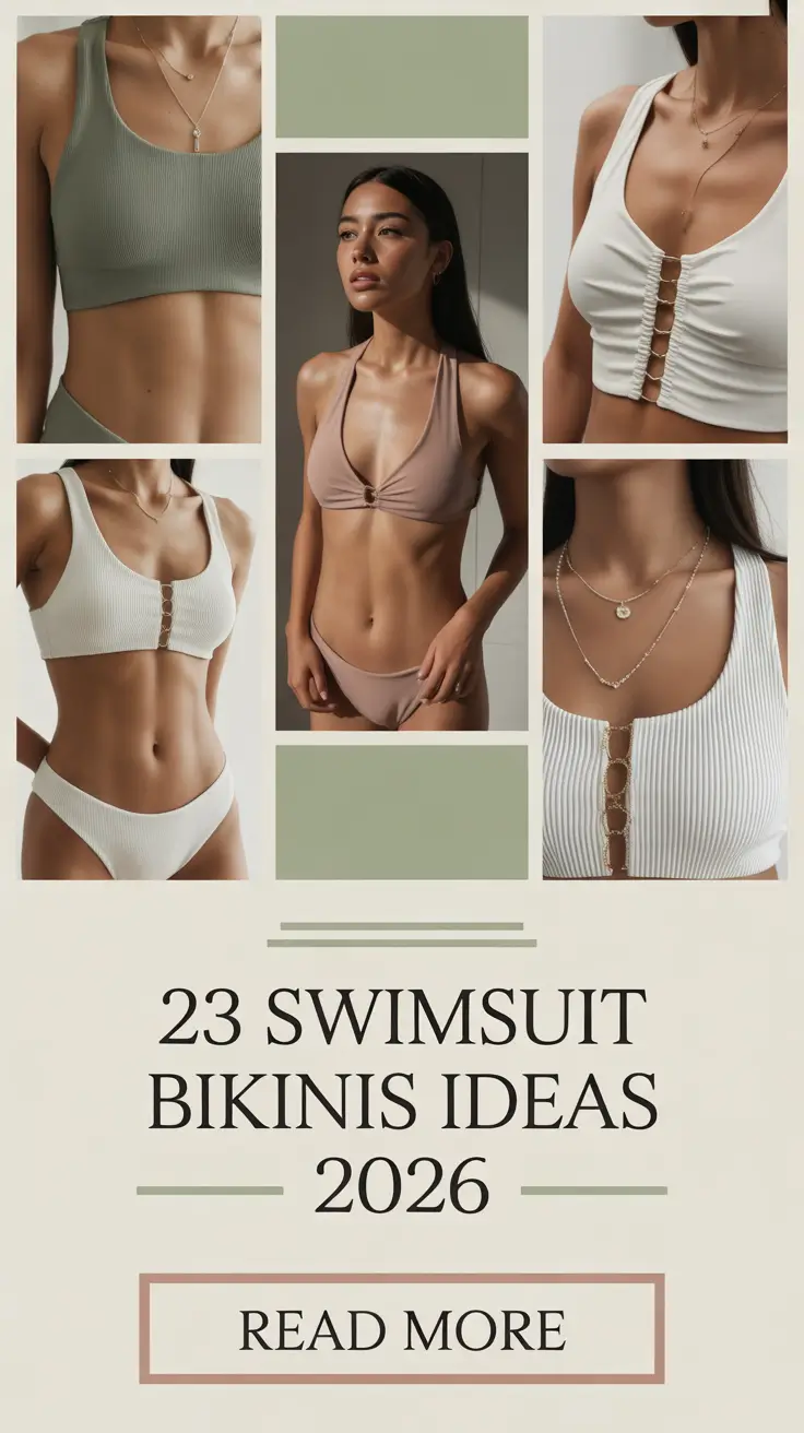 Swimsuit Bikinis Ideas 2026 - Trendy Aesthetic Beach Outfit Inspiration