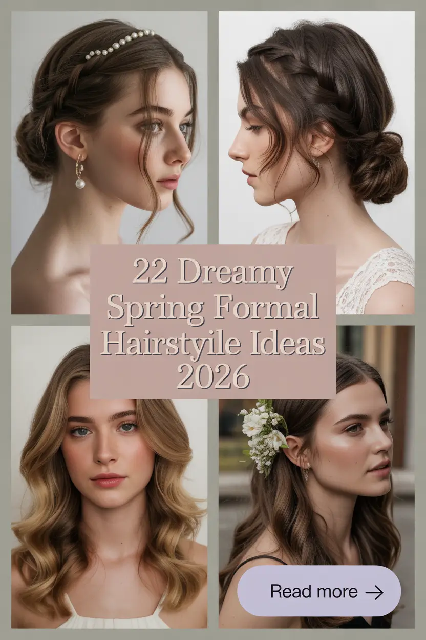 Dreamy Spring Formal Hairstyle Ideas 2026 for Every Hair Length