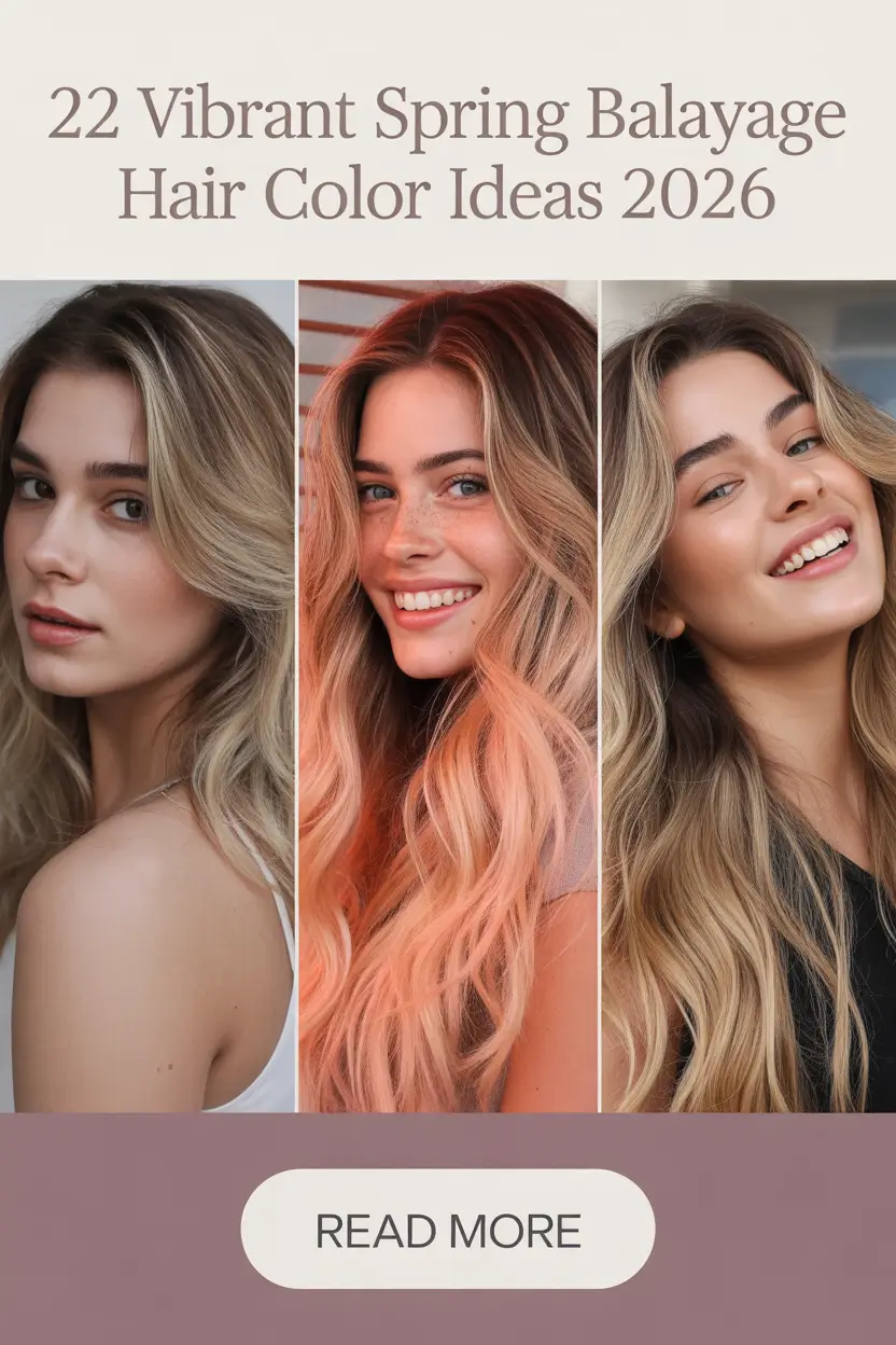 Vibrant Spring Balayage Hair Color Ideas 2026 for Blonde and Brunette Hair