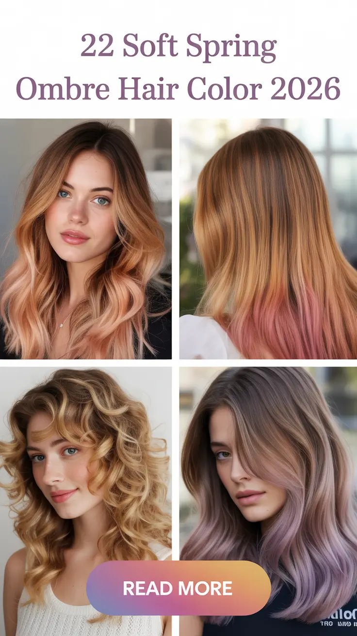 Soft Spring Ombre Hair Color 2026: Fresh Ideas from Blonde Balayage to Bold Fantasy Shades