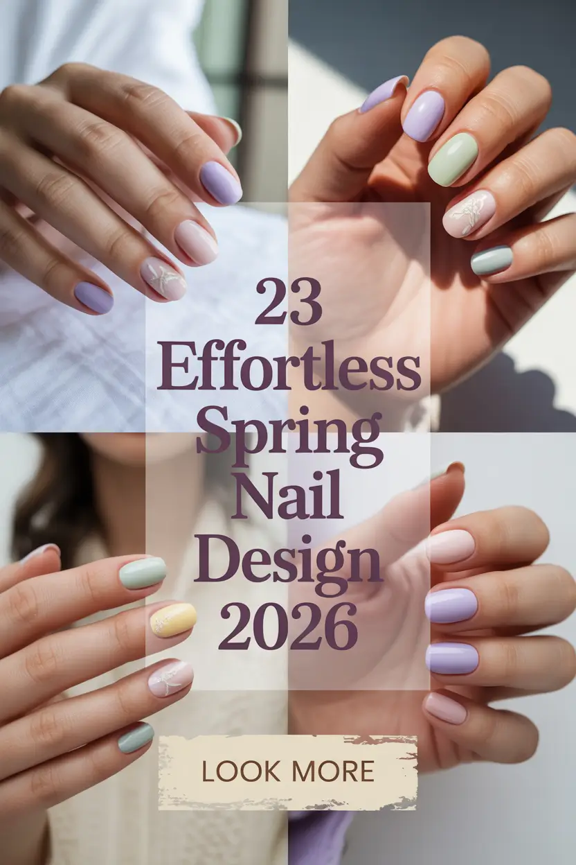 Effortless Spring Nail Design 2026: Cute, Simple and Trendy Ideas for Every Style