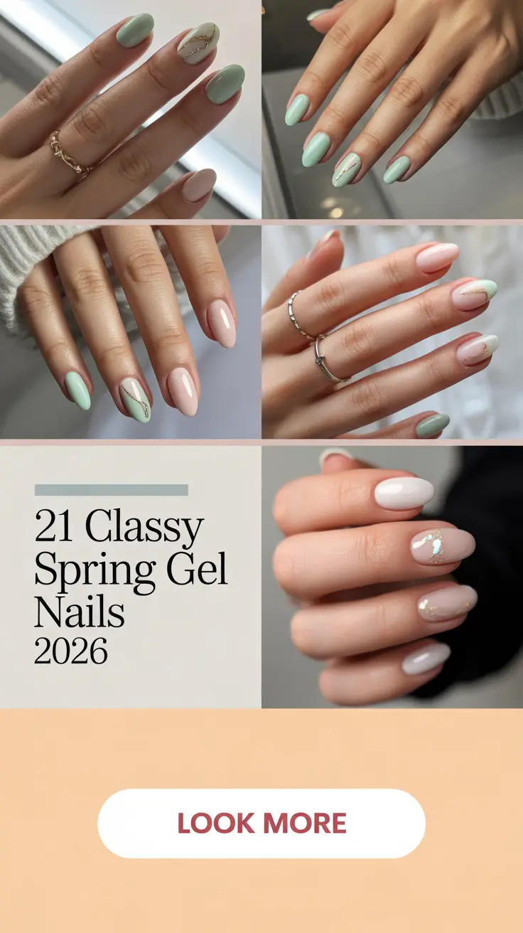 Classy Spring Gel Nails 2026: Elegant Designs, Simple Ideas and Trendy Colors