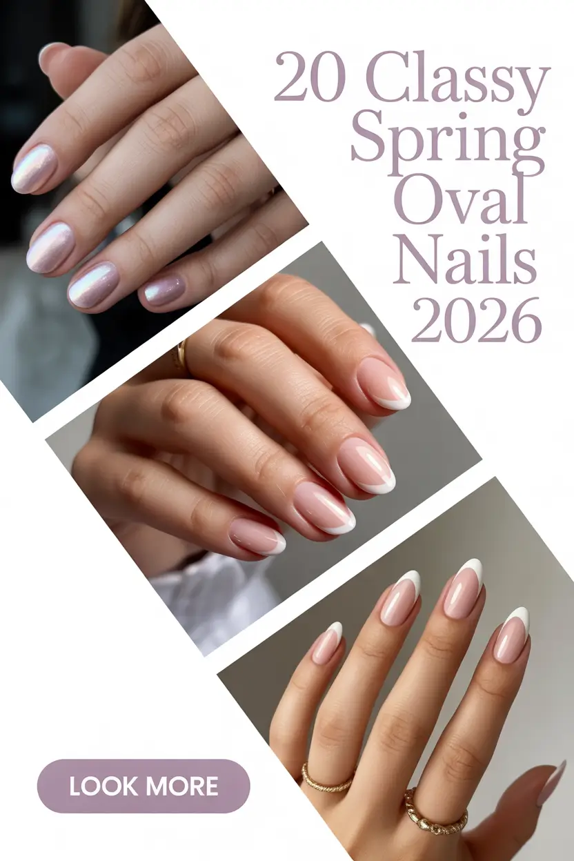 Classy Spring Oval Nails 2026 – Trendy Designs, Colors and Elegant Ideas