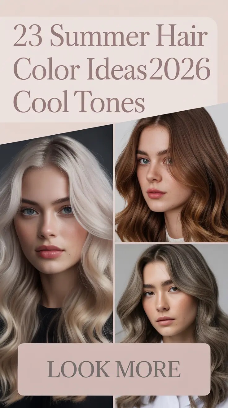 Summer Hair Color Ideas 2026 Cool Tones for Every Skin Tone