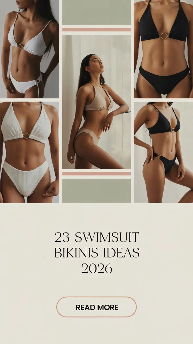 Swimsuit Bikinis Ideas 2026 - Trendy Aesthetic Beach Outfit Inspiration