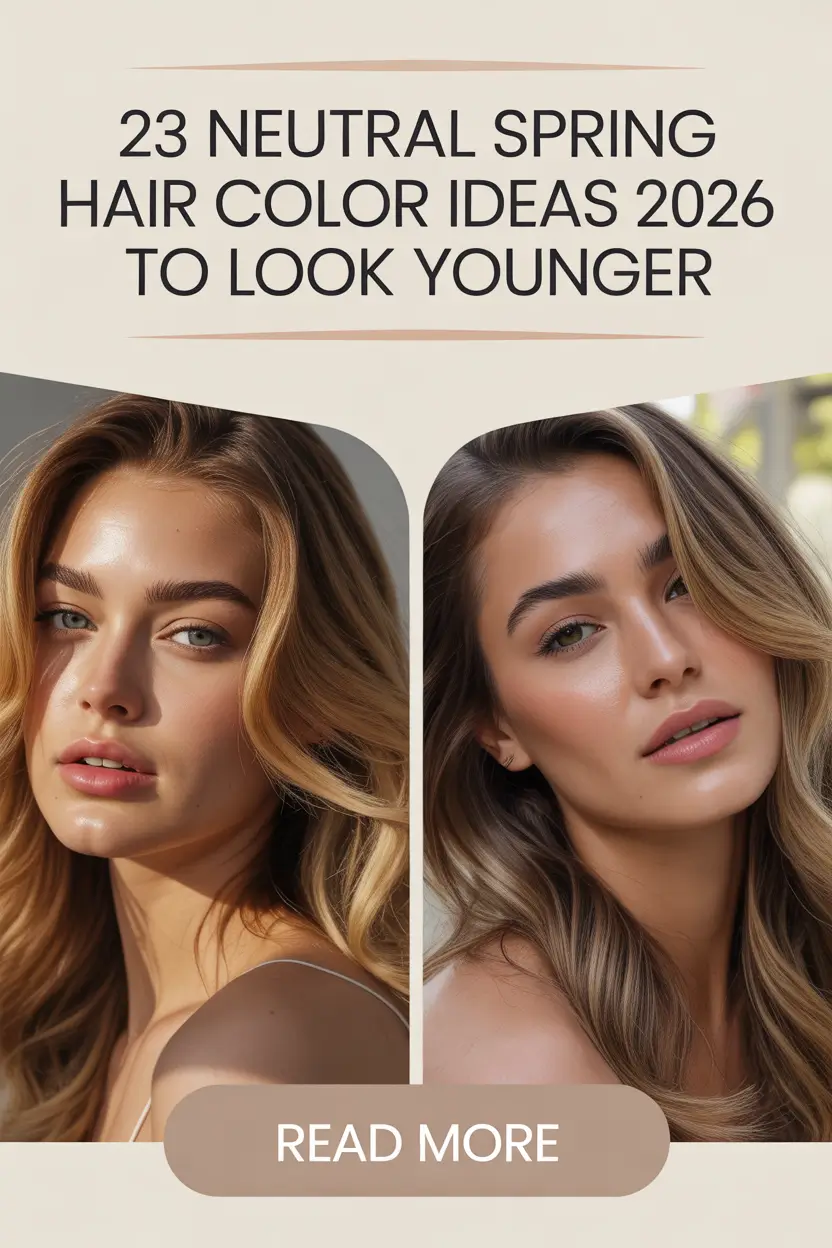 Neutral Spring Hair Color Ideas 2026 to Look Younger – Fresh Blonde, Brown & Cherry Red Trends