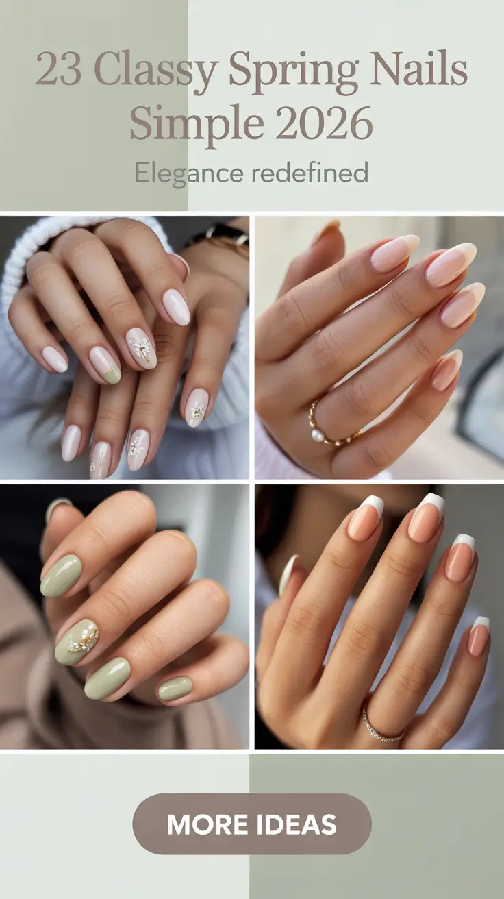 Classy Spring Nails Simple 2026: Cute, Easy & Trendy Nail Design Ideas
