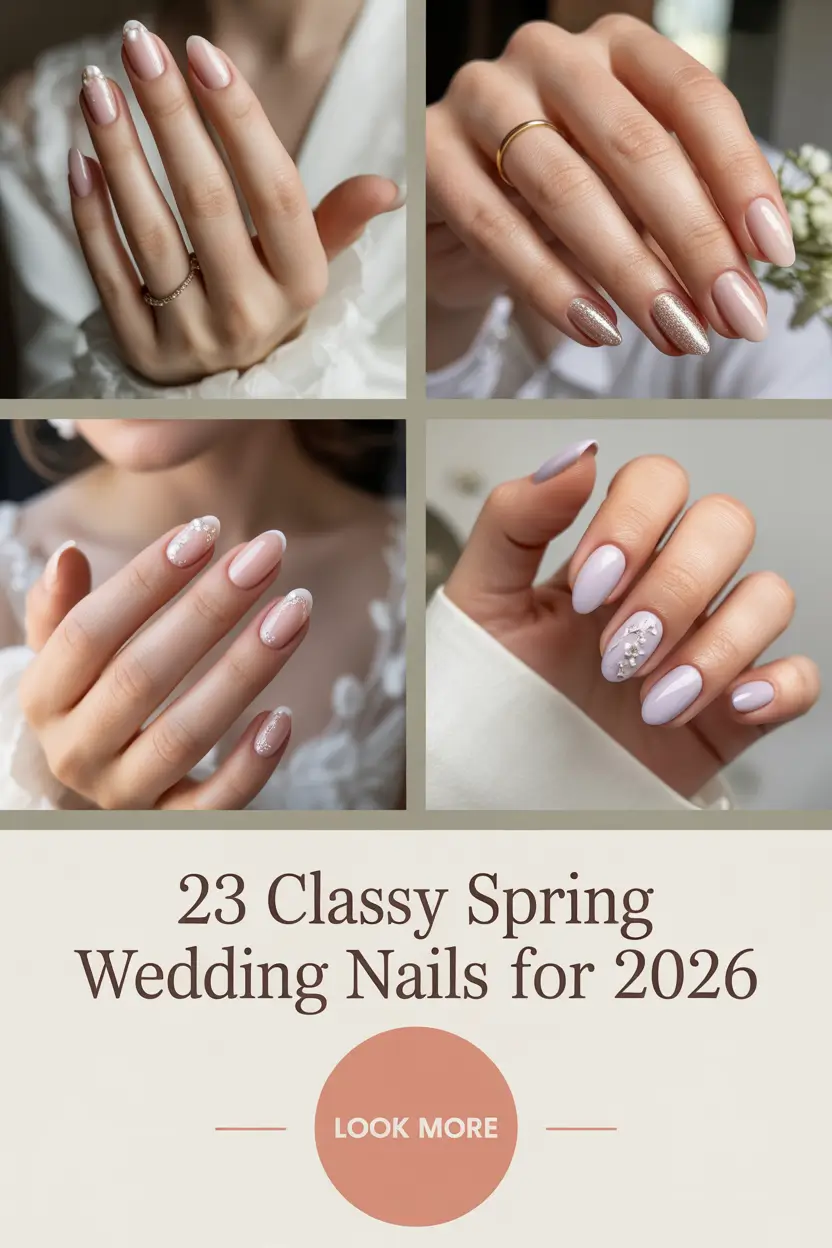 Classy Spring Wedding Nails for 2026: Elegant Bride, Bridesmaid & Guest Ideas