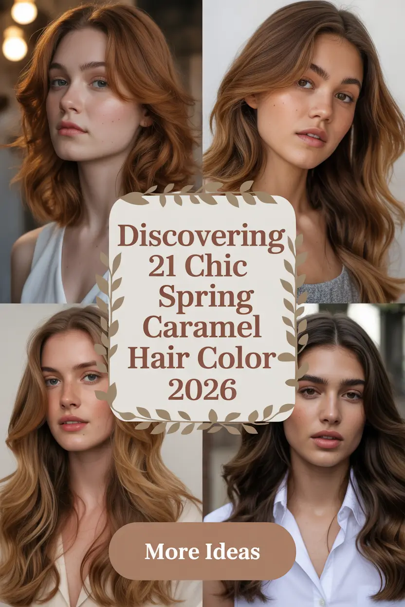 Chic Spring Caramel Hair Color 2026: Stunning Ideas for Brunettes with Balayage & Highlights