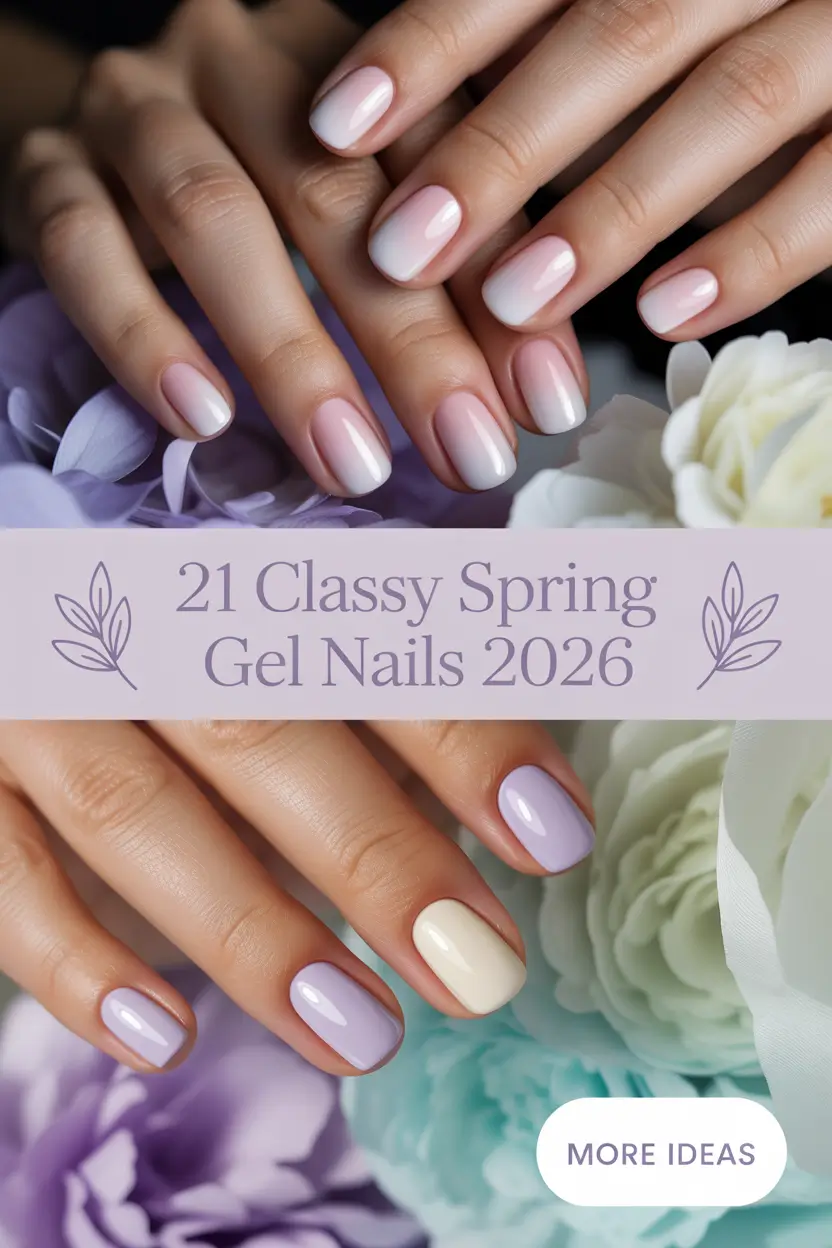 Classy Spring Gel Nails 2026: Elegant Designs, Simple Ideas and Trendy Colors