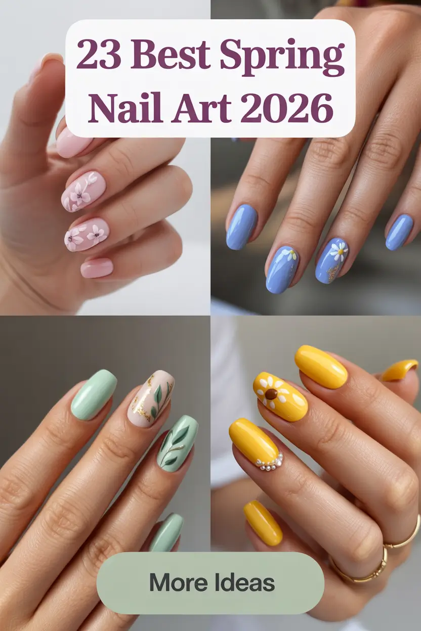 Best Spring Nail Art 2026 Ideas - Trendy Designs and Gel Nails Inspiration