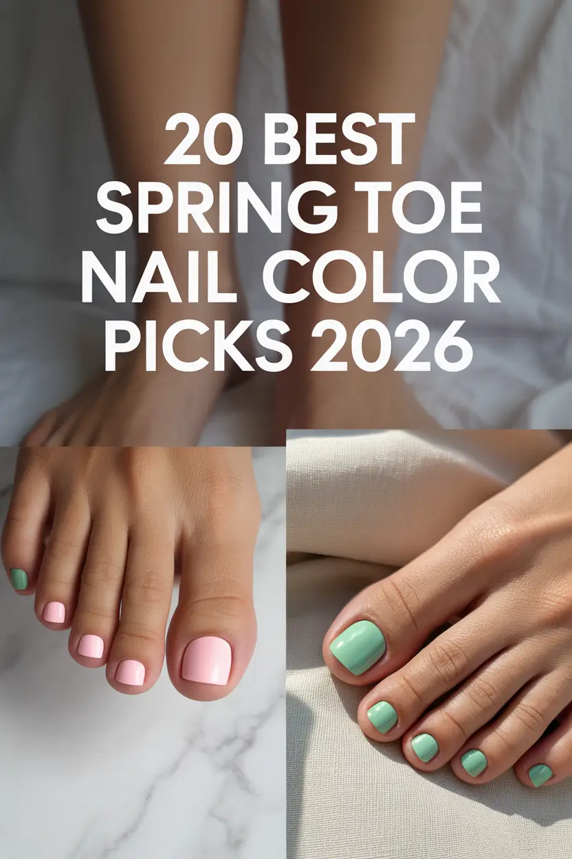Best Spring Toe Nail Color Picks 2026: Top Pretty Pedicures Ideas & Spring Toe Nail Colors Inspo