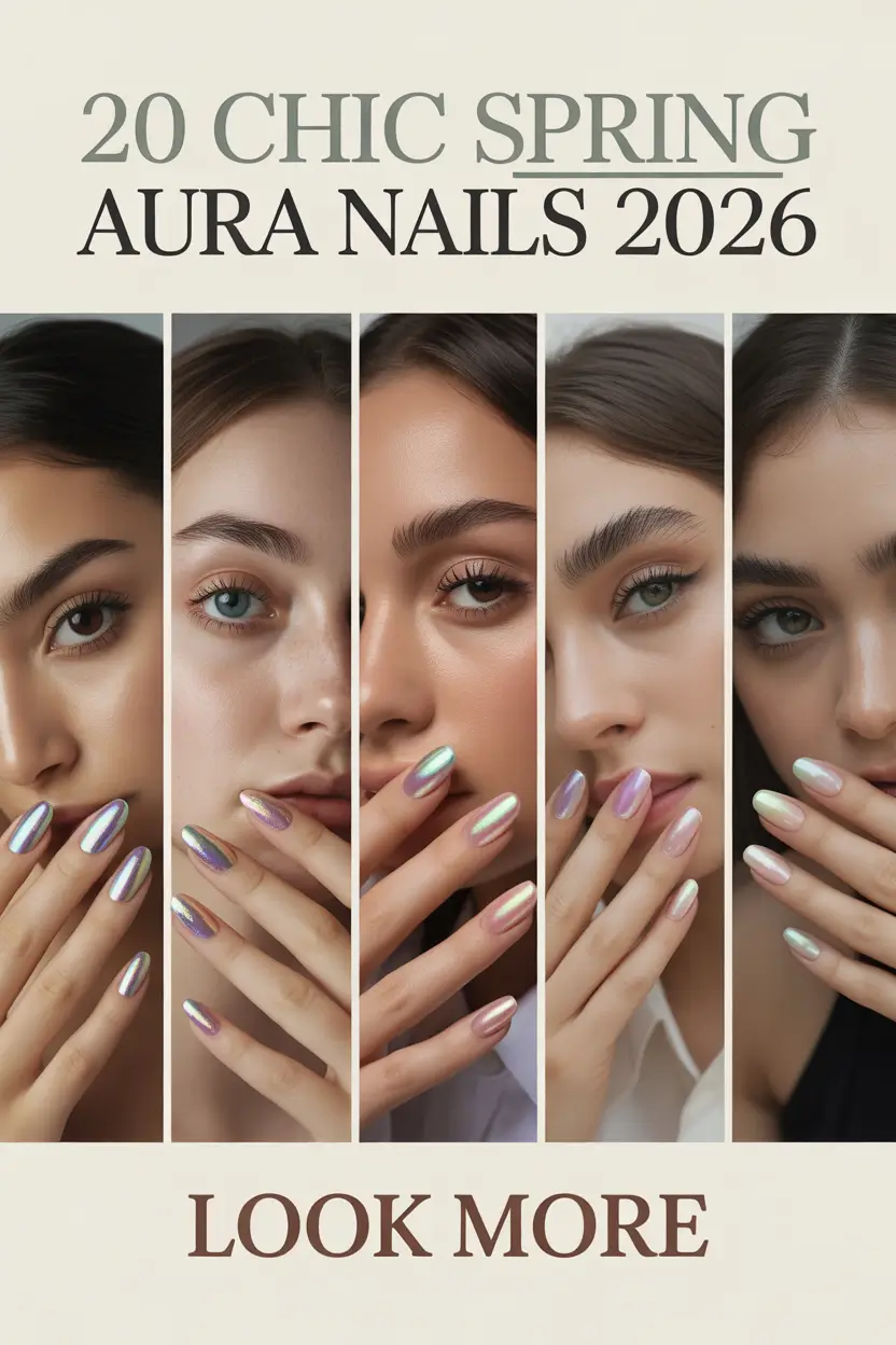 Chic Spring Aura Nails 2026: Trendy Ideas for Pink, Chrome, Square and Almond Designs