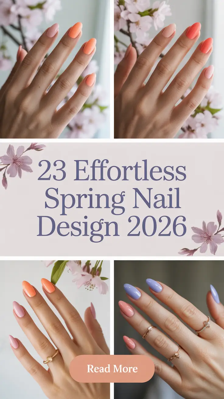 Effortless Spring Nail Design 2026: Cute, Simple and Trendy Ideas for Every Style