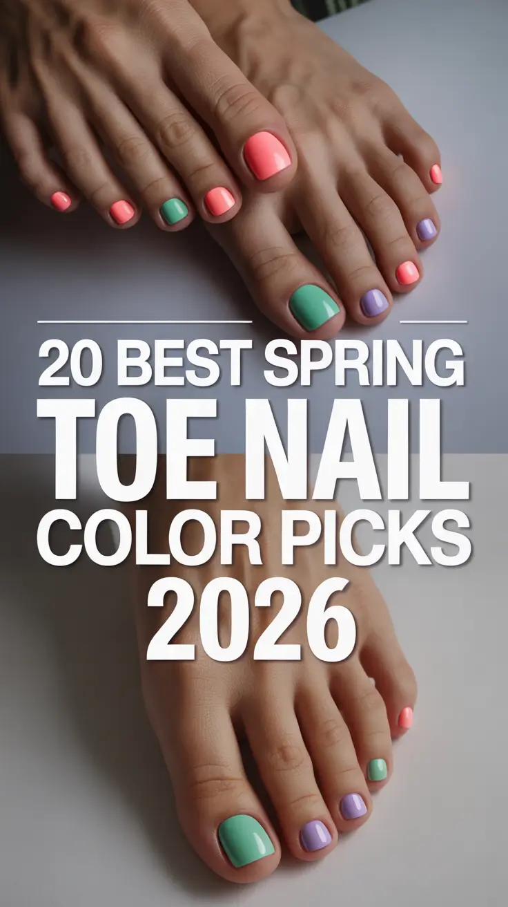 Best Spring Toe Nail Color Picks 2026: Top Pretty Pedicures Ideas & Spring Toe Nail Colors Inspo