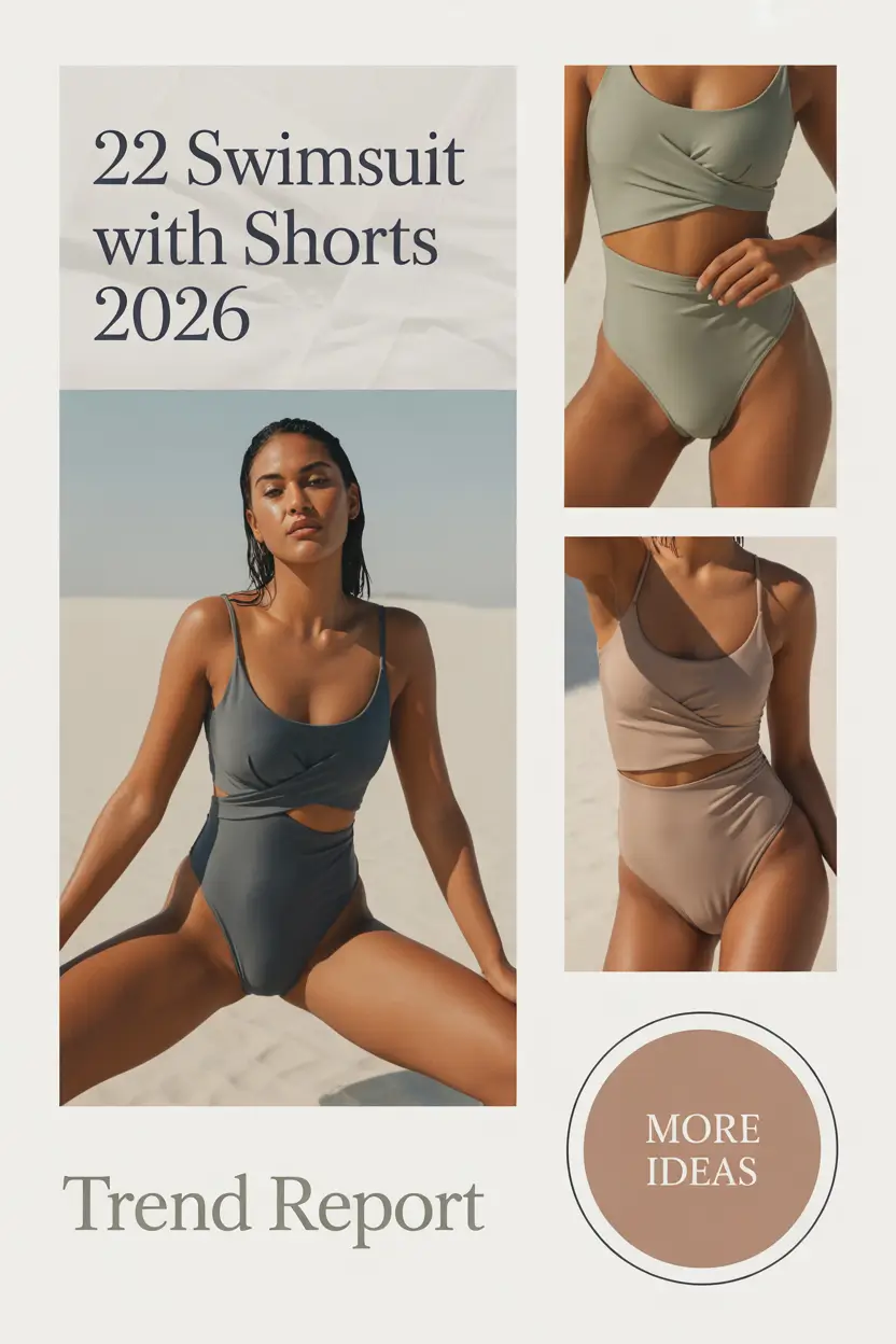 Swimsuit with Shorts 2026: Pretty Sporty Outfit Ideas Women Love This Summer