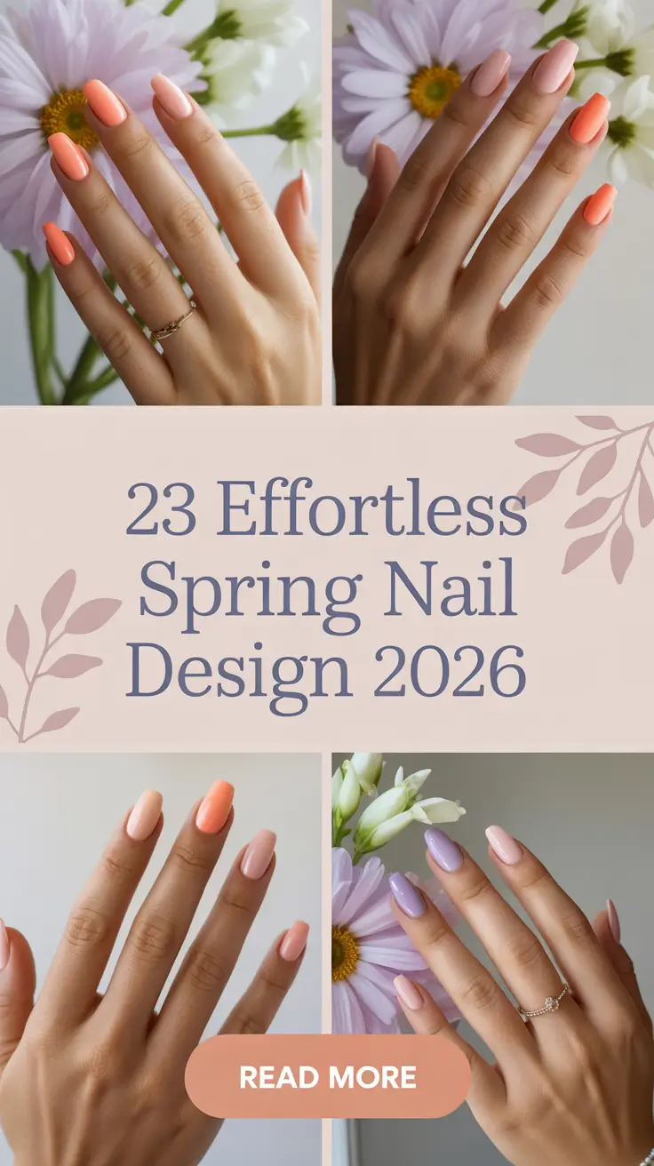 Effortless Spring Nail Design 2026: Cute, Simple and Trendy Ideas for Every Style