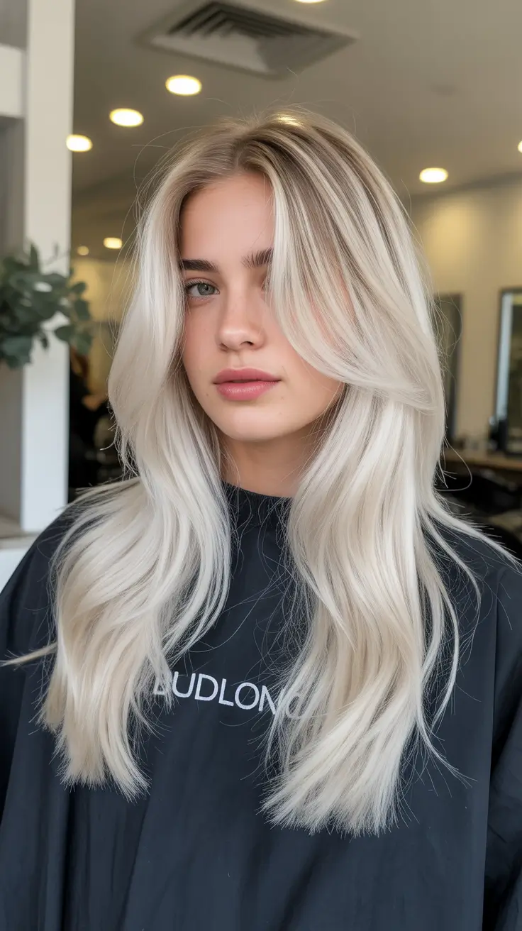 summer hair color for blondes 2026 platinum Layered Platinum Flow with Natural Lift