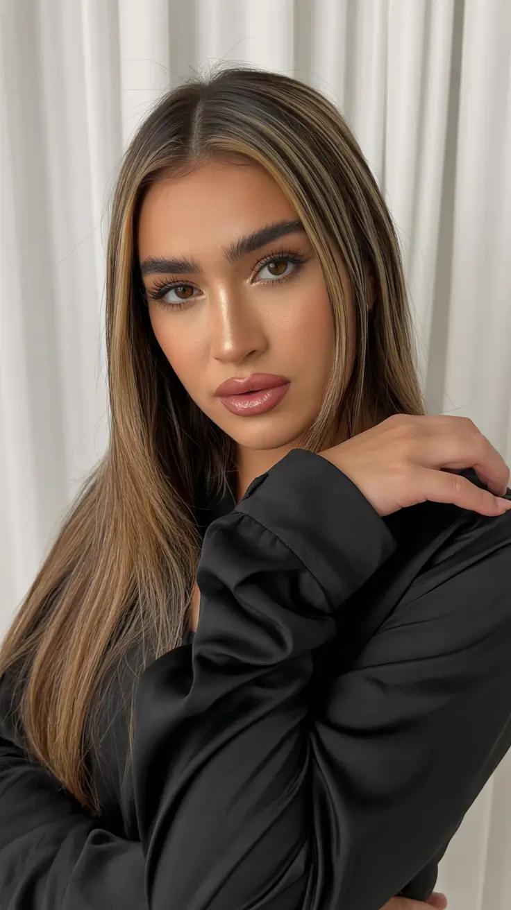 summer hair color ideas 2026 cool tones Cool Mocha Balayage with Face-Framing Highlights