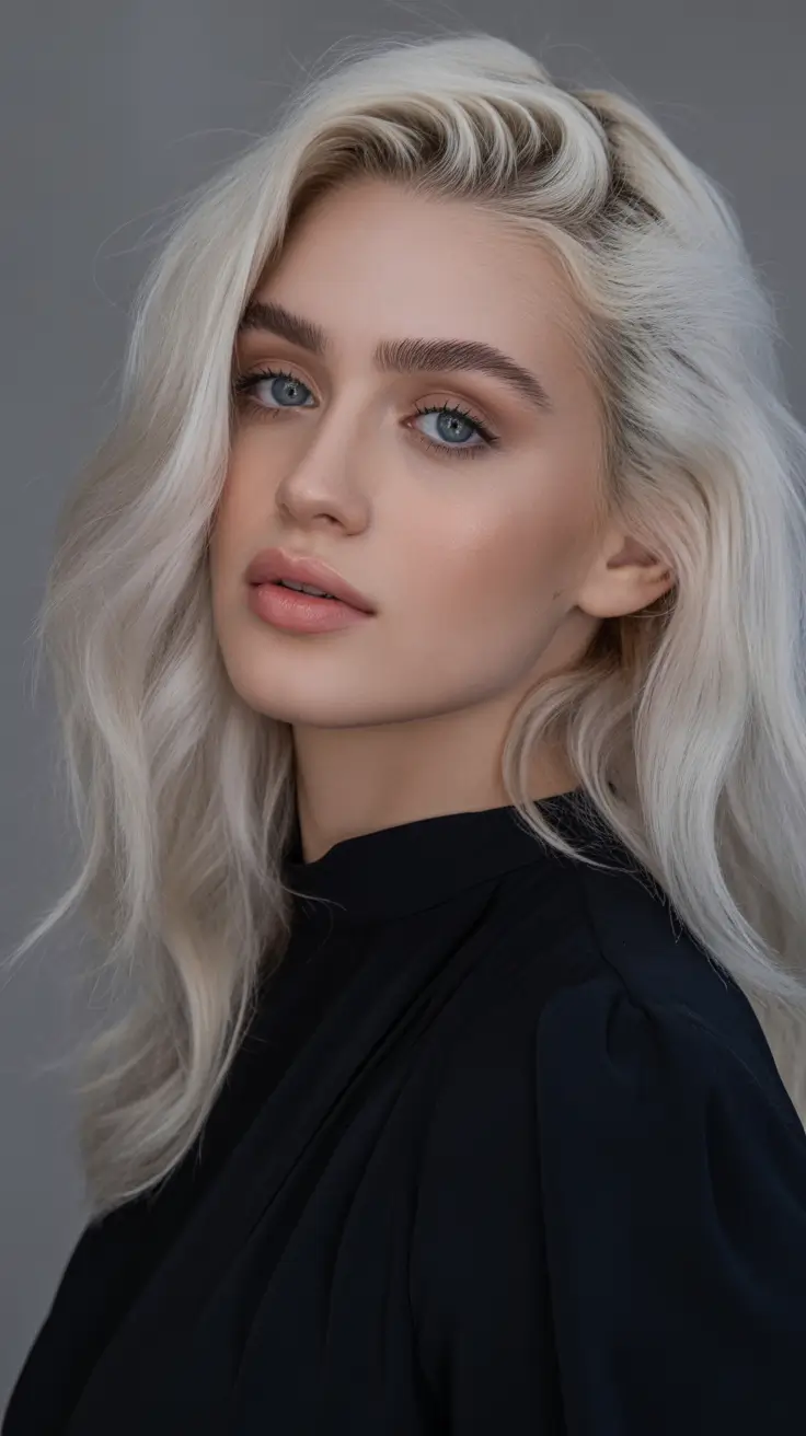 summer hair color ideas 2026 cool tones Icy Platinum Blonde for Ultra Cool Summer Skin