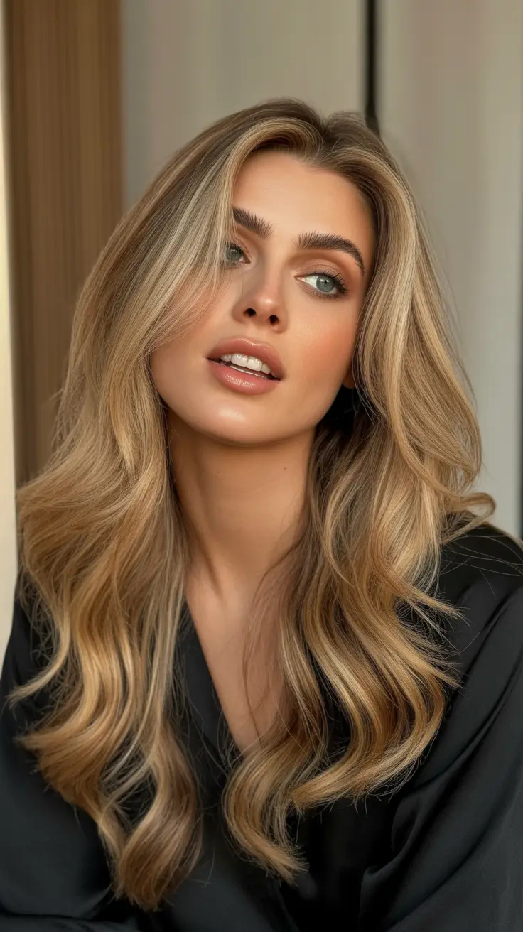 summer hair color ideas 2026 cool tones Cool Champagne Blonde with Luminous Dimension