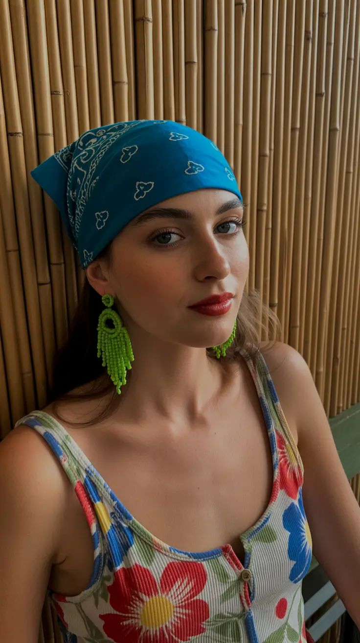 summer heads 2026 Playful Boho The Bandana That Brings Color Back